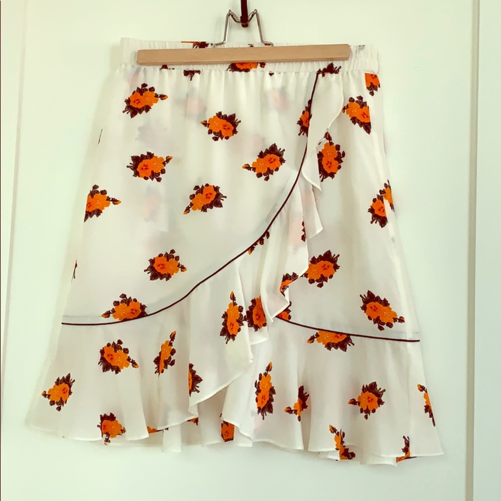 Gianni crepe skirt